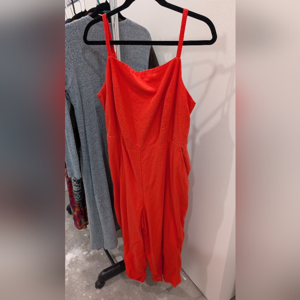 Chic Orange Jumpsuit